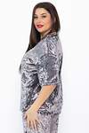 LT Collection Блуза 567774 Б14681-25М серый
