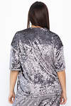 LT Collection Блуза 567774 Б14681-25М серый