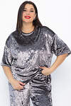 LT Collection Блуза 567774 Б14681-25М серый