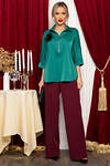 LT Collection Блуза 567775 Б14675-18М зеленый