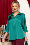 LT Collection Блуза 567775 Б14675-18М зеленый