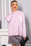 LT Collection Свитер 567994 Б14760-1М розовый