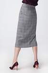 VILATTE Юбка 568104 D26.367 серый-черный