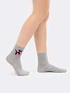 MARK FORMELLE Женские носки 568232 279K-2349 серый меланж