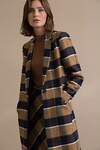 Emka Fashion Пальто 93836 R026/myrmyr коричневый, синий, бежевый