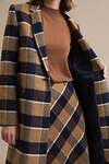 Emka Fashion Пальто 93836 R026/myrmyr коричневый, синий, бежевый