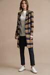 Emka Fashion Пальто 93836 R026/myrmyr коричневый, синий, бежевый