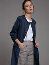 Emka Fashion Плащ 93983 T002/rayona синий
