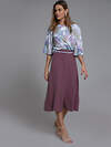 Emka Fashion Юбка 94107 S879/alie сливовый