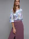 Emka Fashion Юбка 94107 S879/alie сливовый
