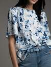 Emka Fashion Блузка 94602 B2513/arusa голубой
