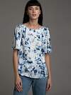 Emka Fashion Блузка 94602 B2513/arusa голубой