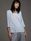 Emka Fashion Блузка 94607 B2502/lubomila голубой