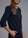 Emka Fashion Блузка 94609 B2501/nitesa темно-синий