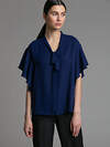 Emka Fashion Блузка 98857 B2516/beni темно-синий