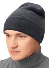 ЭЙС Шапка 123667 601069ак меланж т.серый