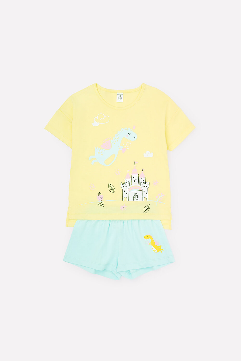 CROCKID Пижама 169138 К 1535 бледно-желтый