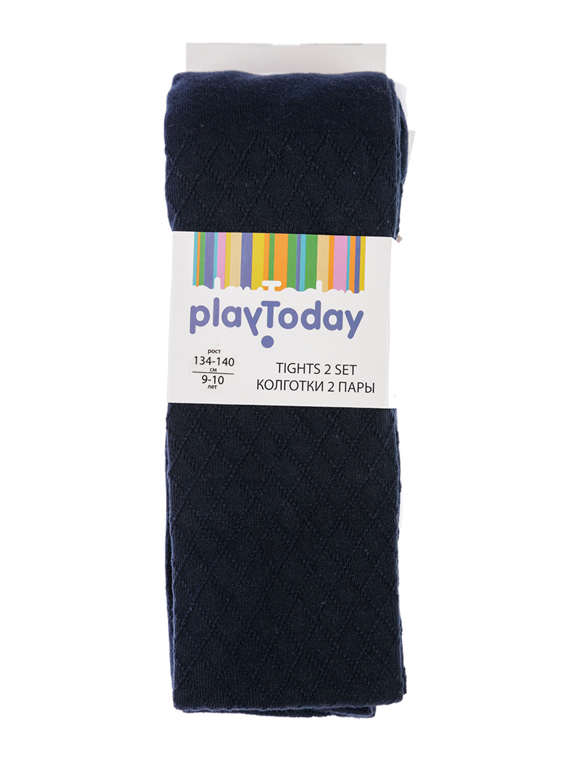 PLAYTODAY Колготки 177403 22127231 тёмно-синий,белый