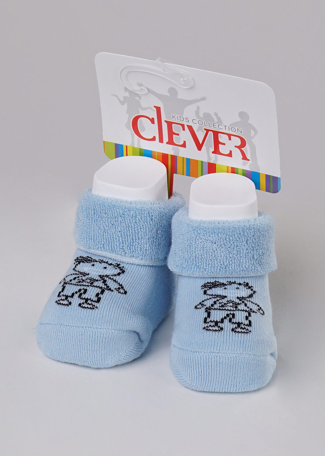 CLEVER Носки 179149 С219П св.голубой