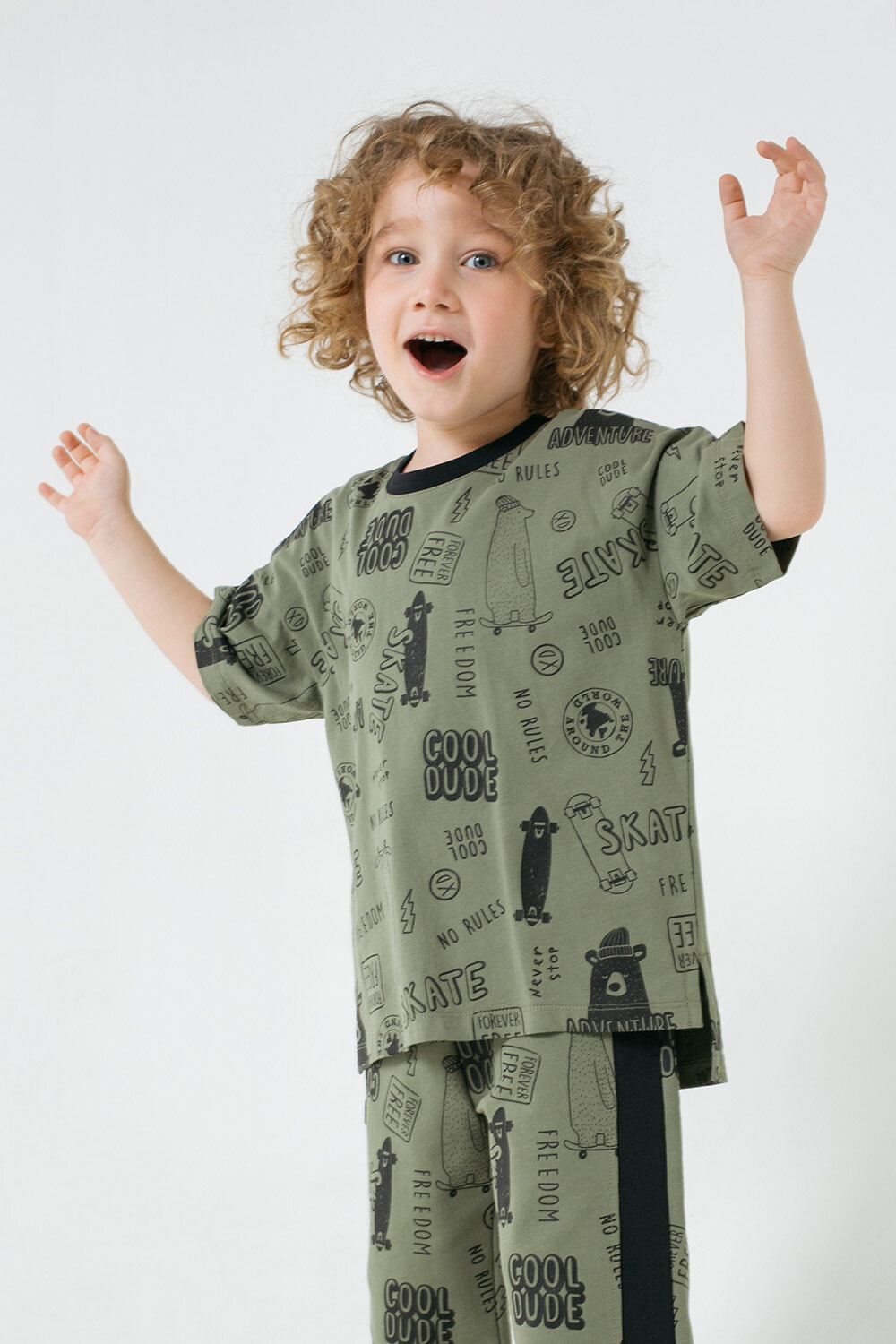 CROCKID Фуфайка 179550 КР 301470 зеленый