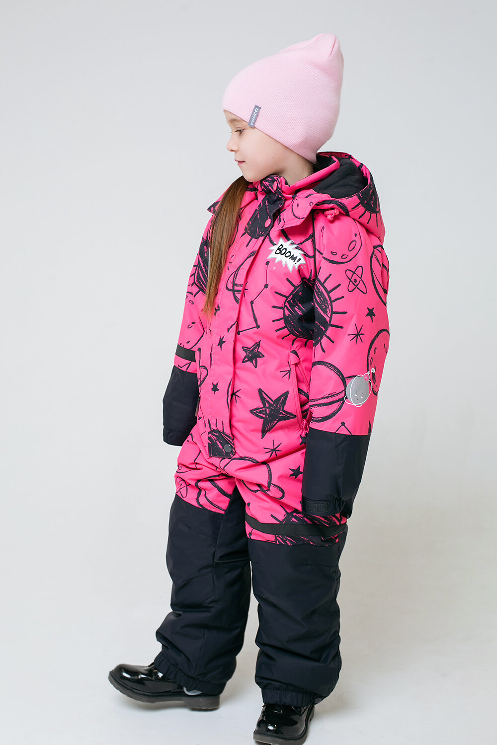 CROCKID Комбинезон 184120 ВК 60051/н/1 ГР малиновый