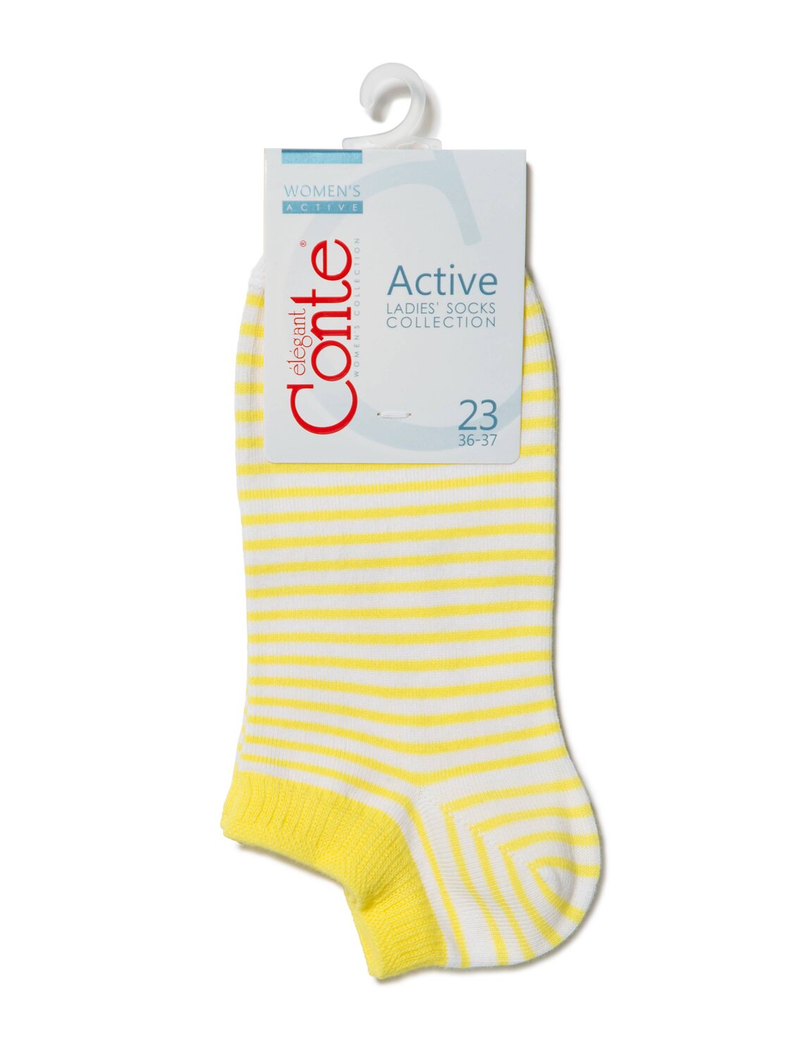 Conte elegant Носки 187831 ACTIVE Белый-желтый