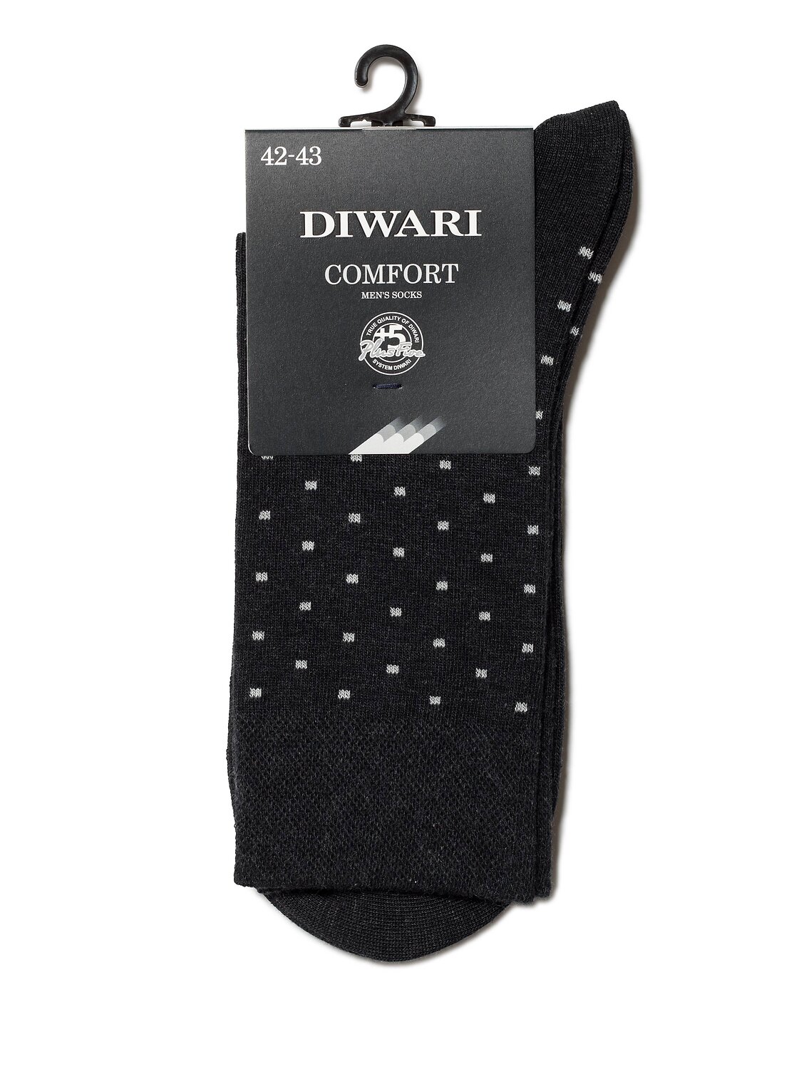 DiWaRi Носки 187854 COMFORT (меланж) Черный