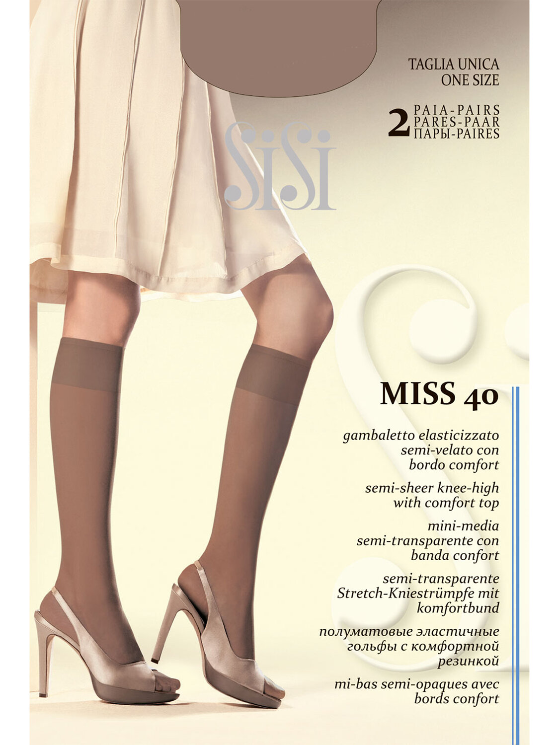 JS SiSi Гольфы 198212 MISS 40 (гольфы 2 п.)