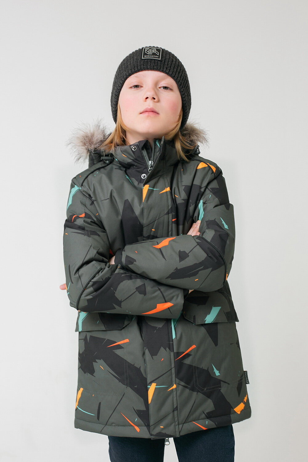 CROCKID Куртка 200755 ВК 36066/н/1 ГР гранит