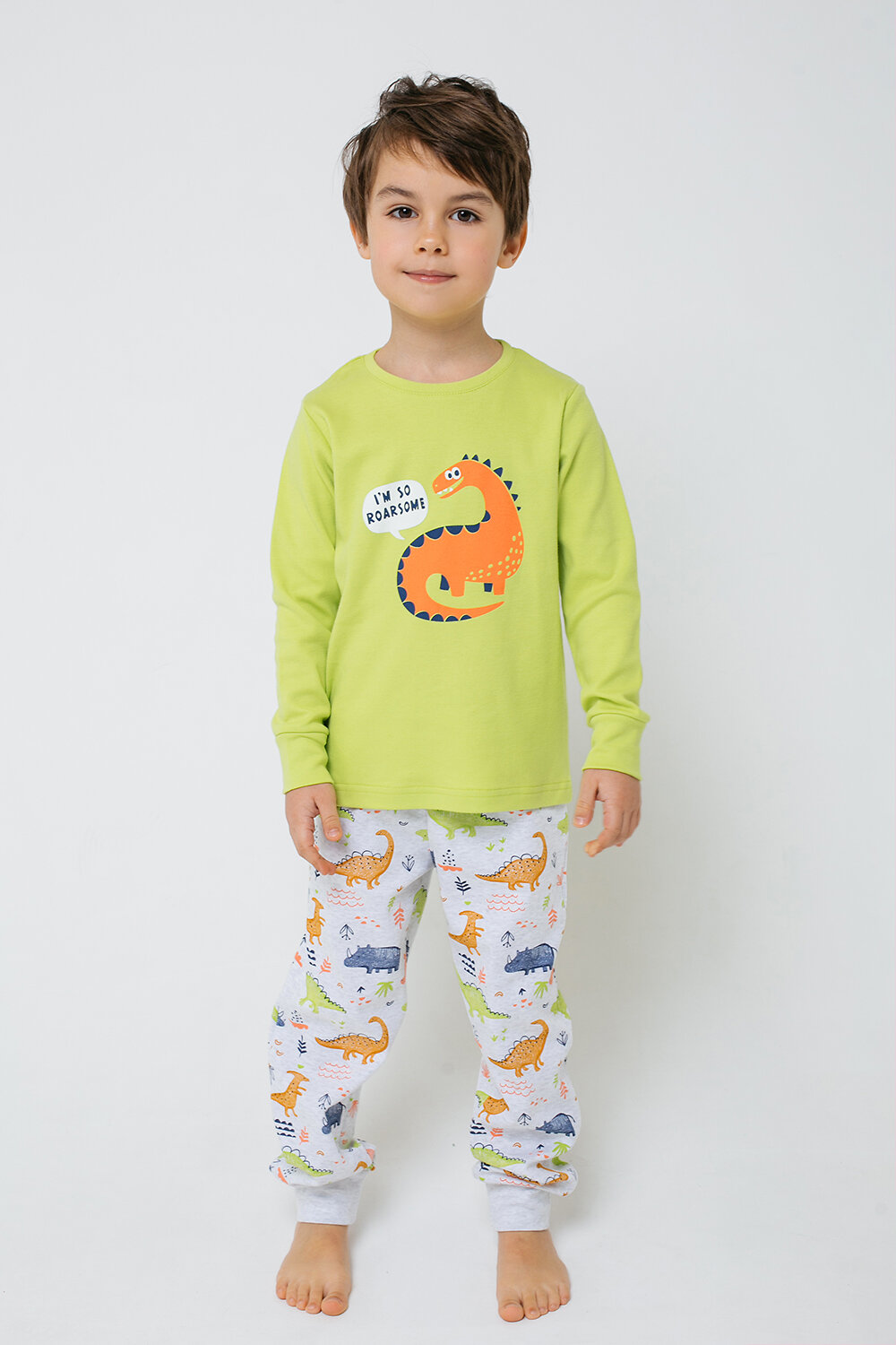 CROCKID Пижама 201922 К 1541 темно-салатовый