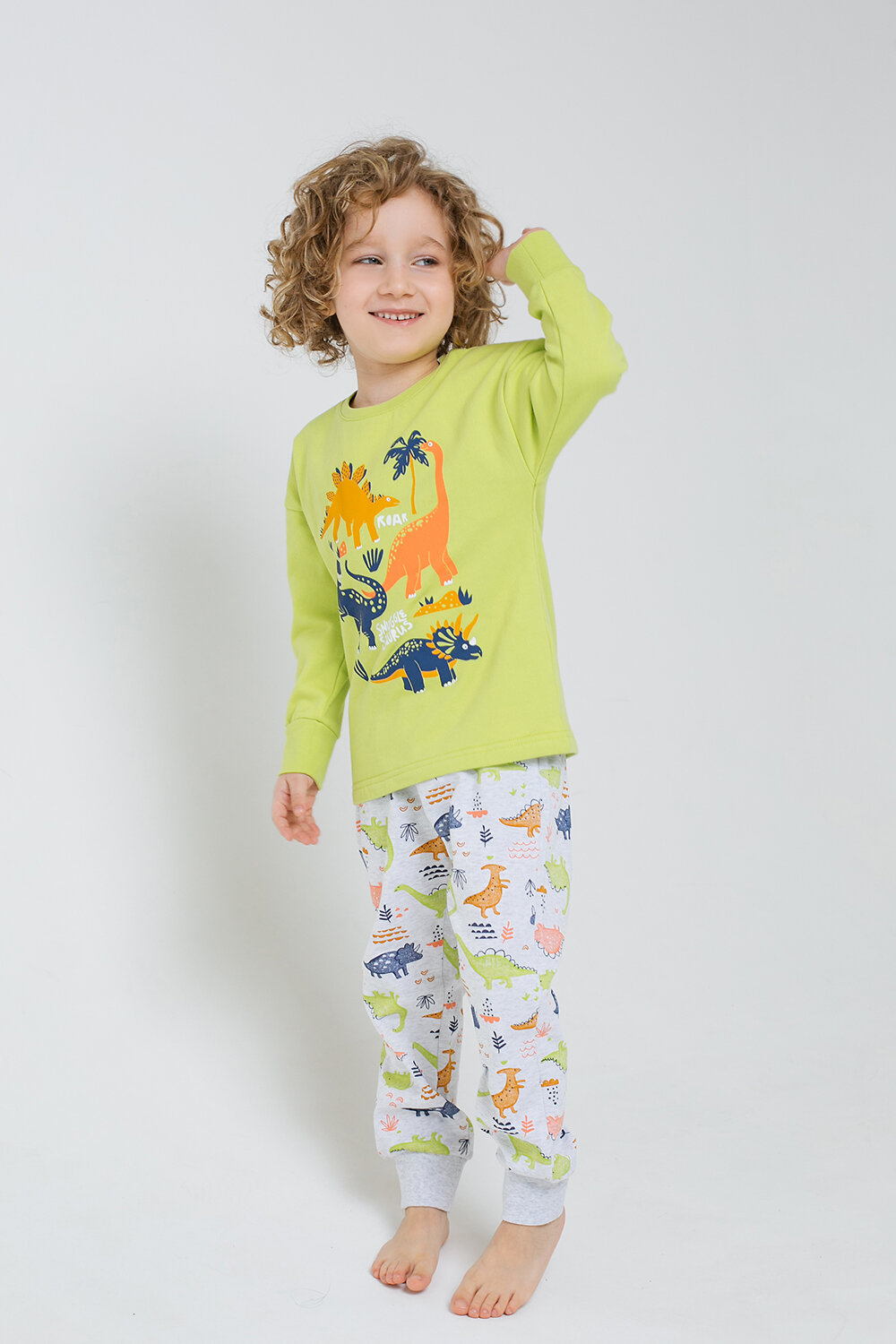 CROCKID Пижама 201924 К 1547 темно-салатовый