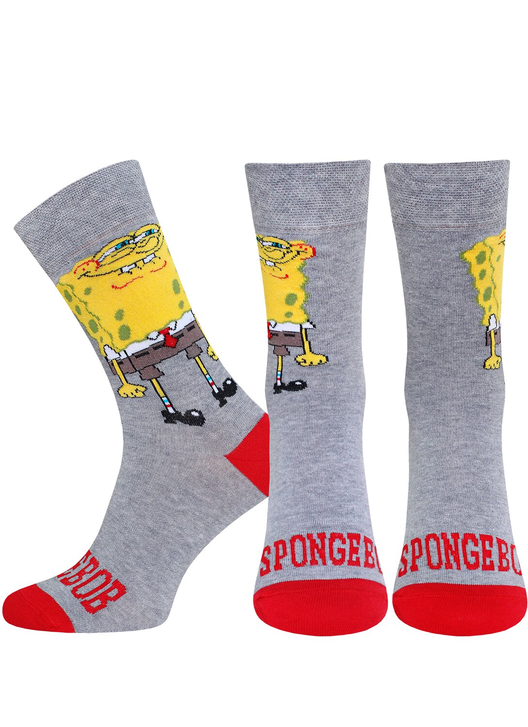 БРЕСТСКИЕ Носки 205944 4203 SPONGEBOB (средней длины) серый меланж