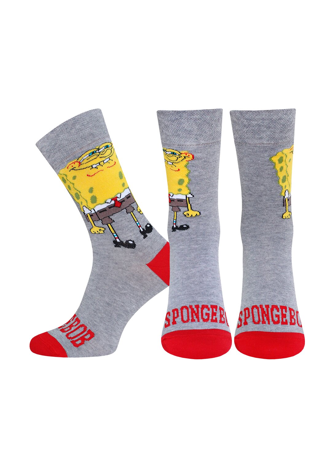 БРЕСТСКИЕ Носки 205944 4203 SPONGEBOB (средней длины) серый меланж