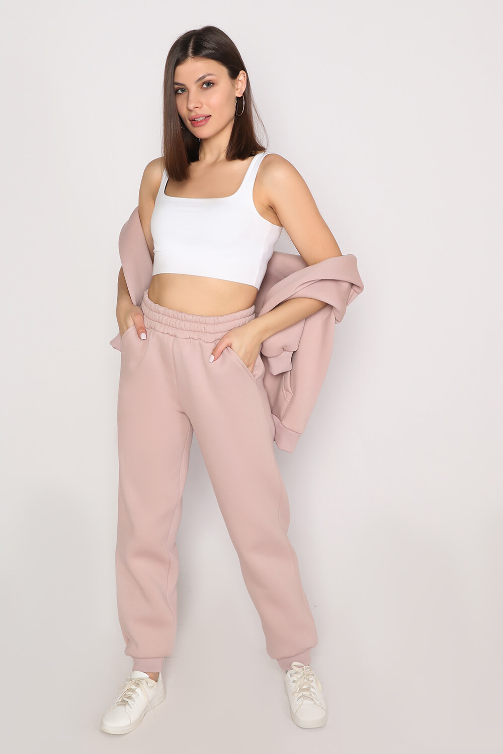 MARGO Брюки 207997 OVERSIZE пудровый
