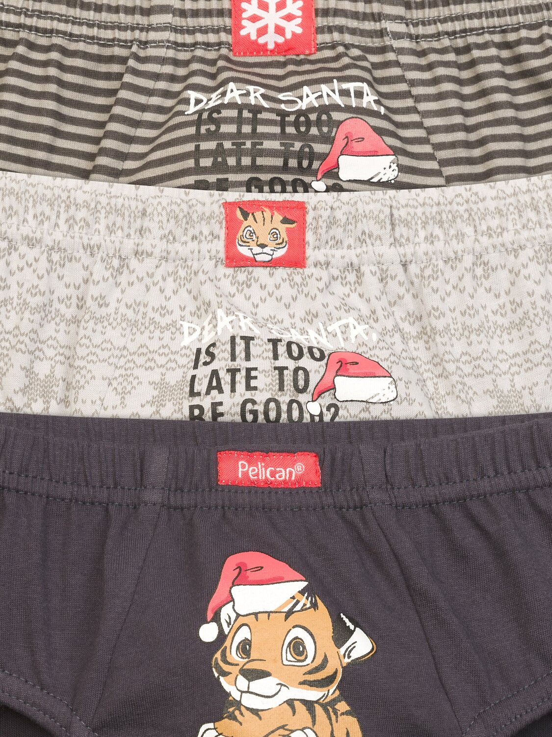 PELICAN Трусы 209132 BULB3870(3) Серый/светло-серый/темно-серый