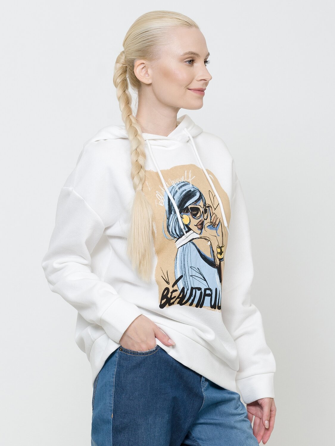 PELICAN Толстовка 219314 DFNK6887 Белый