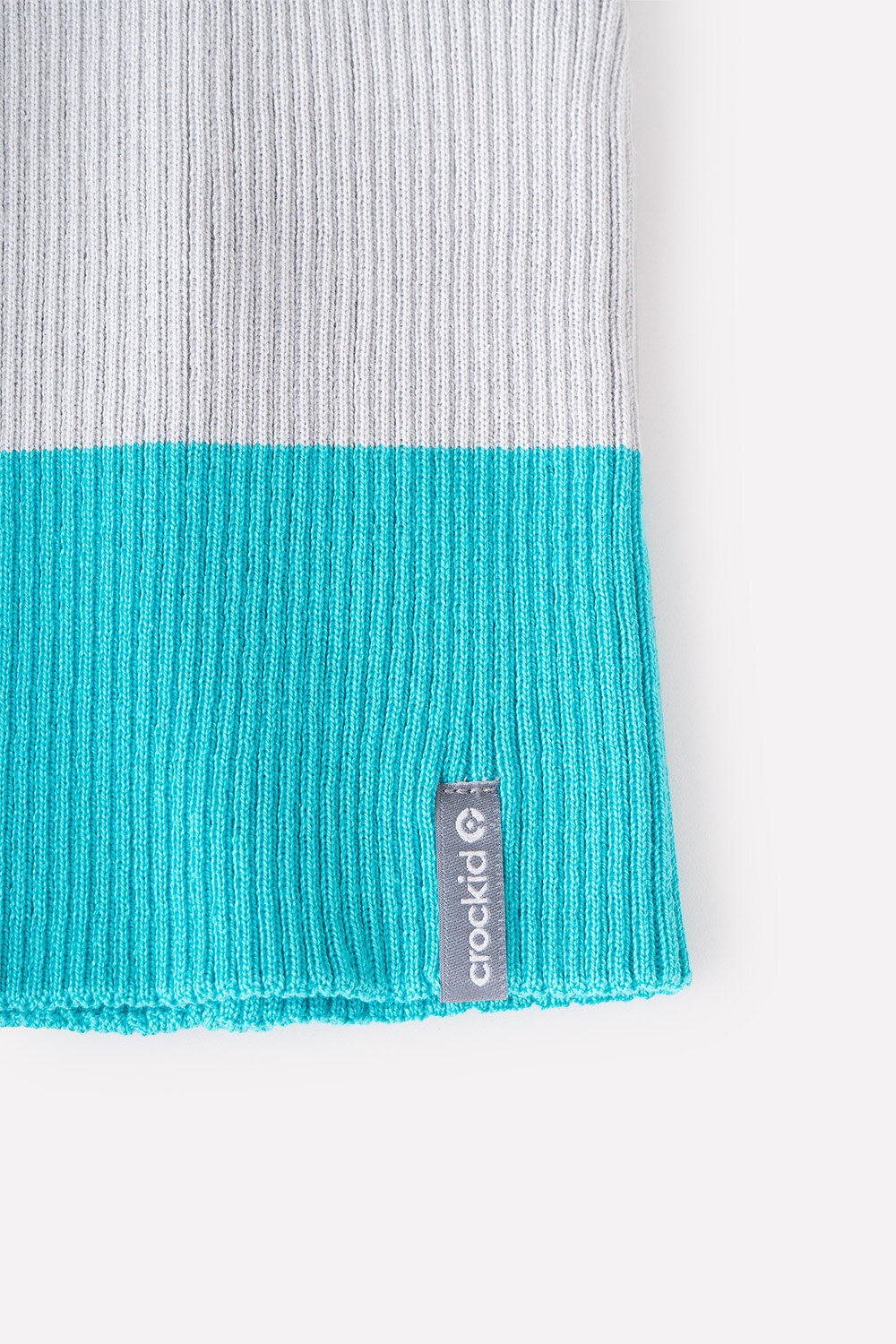 CROCKID Шапка 231871 КВ 20264 светло-серый, тем.минт