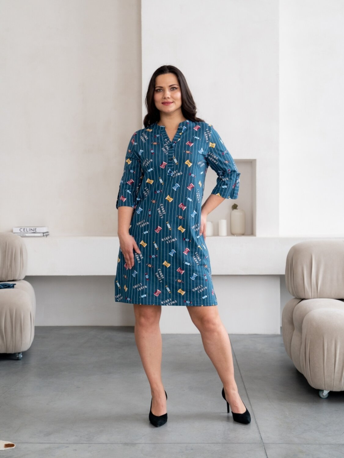 Binita Туника 232096 159-13 изумрудный