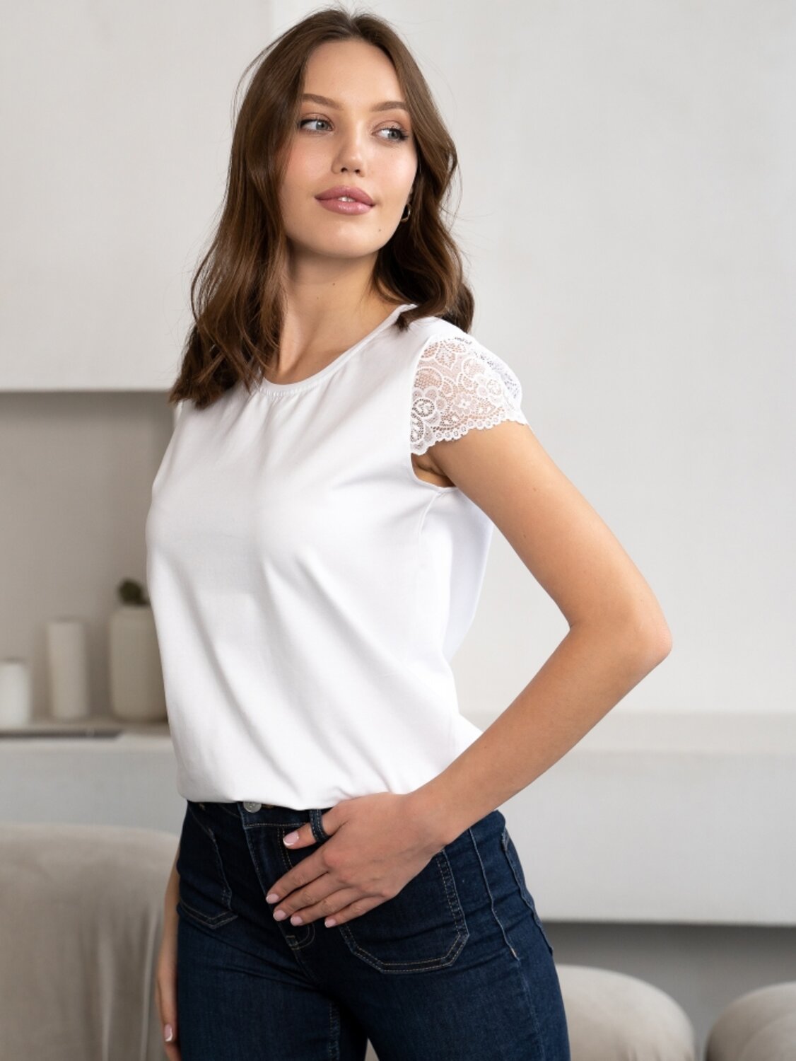Binita Футболка 232098 1067-2 белый