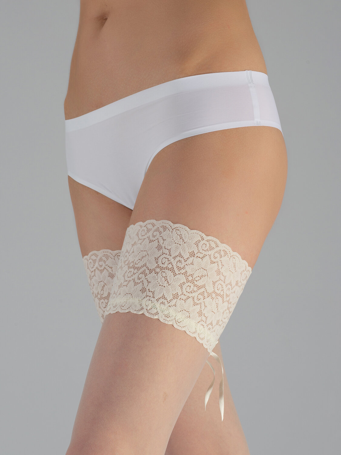 JS Gatta Чулки 232974 BELLA DONNA 03 off white gtt