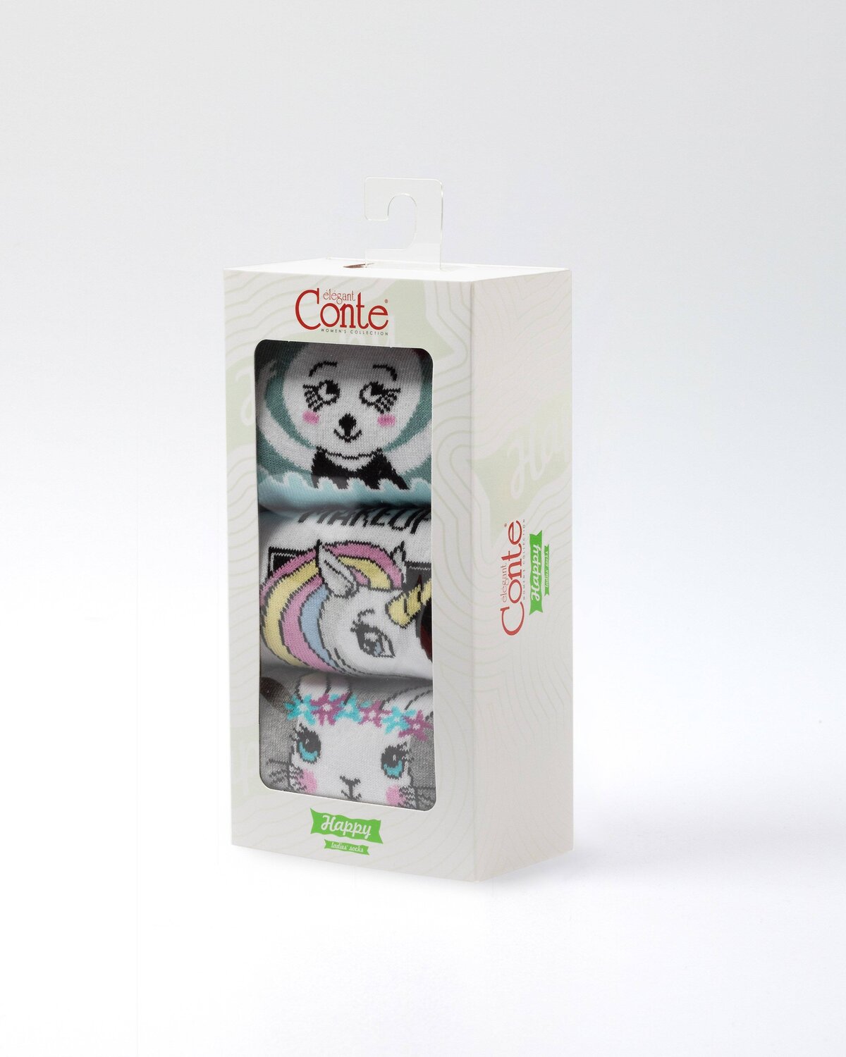 Conte elegant Носки 233566 HAPPY (3 пары) ассорти