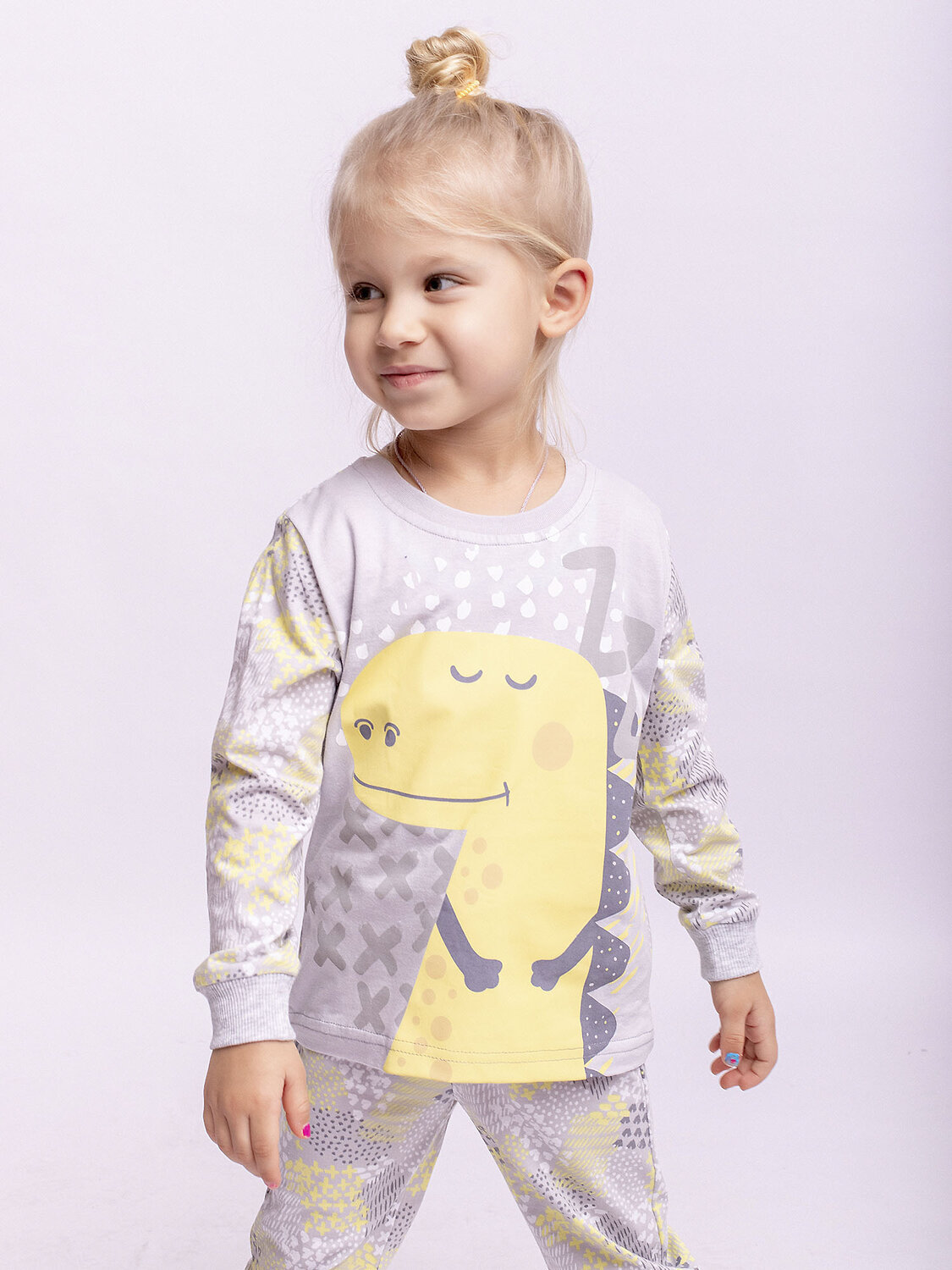 BATIK Пижама 235640 0009_ОП серый/желтый