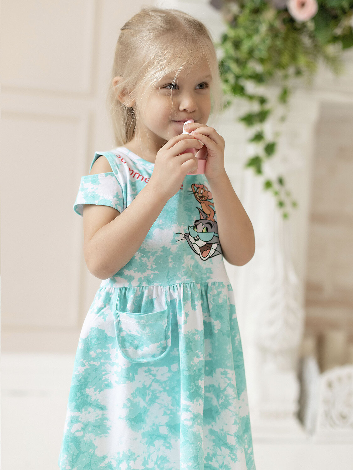 BATIK Платье 235648 0059_ЛС22 бирюзовый