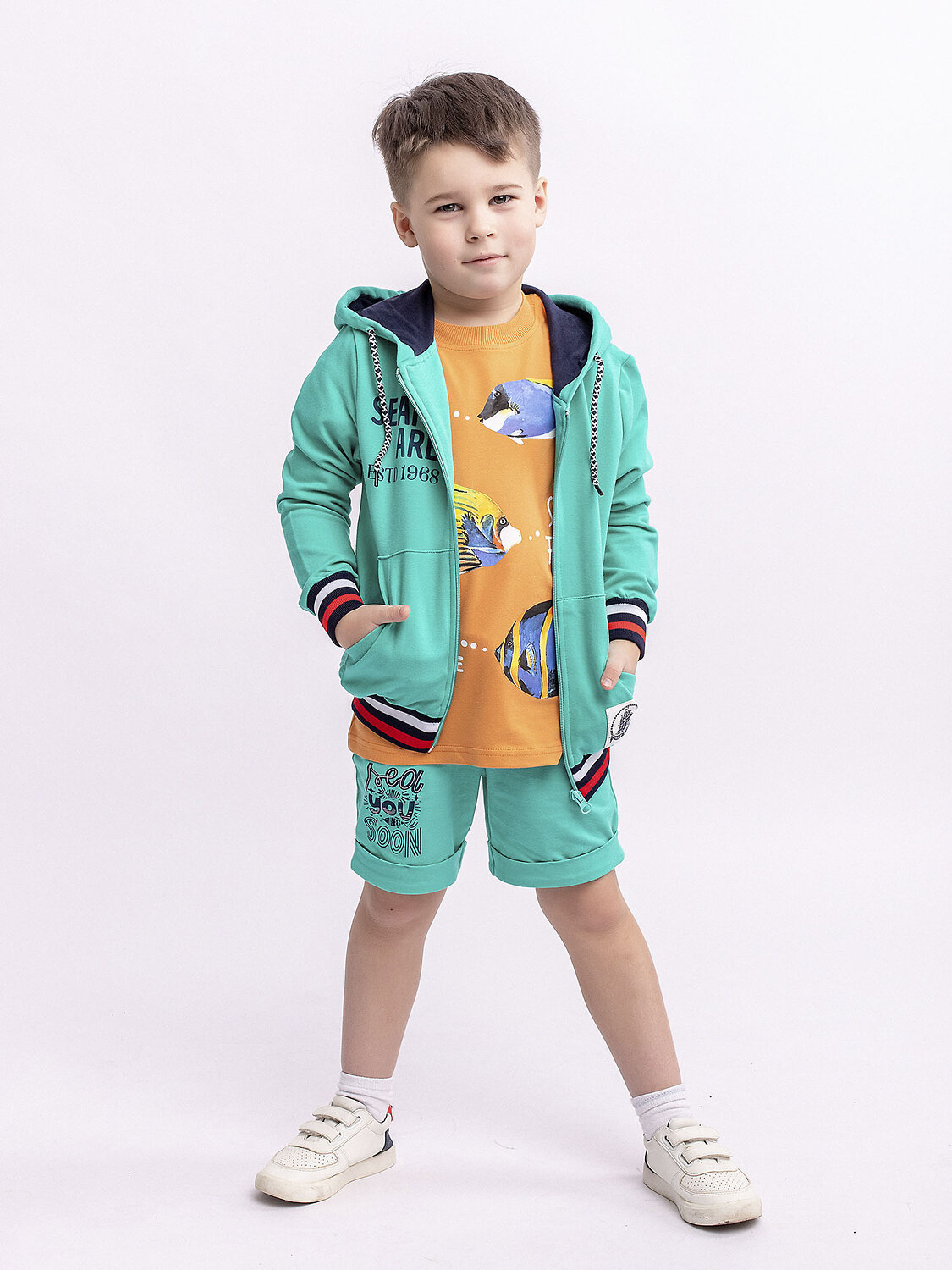 BATIK Толстовка 235793 0092_ЛС22 бирюзовый