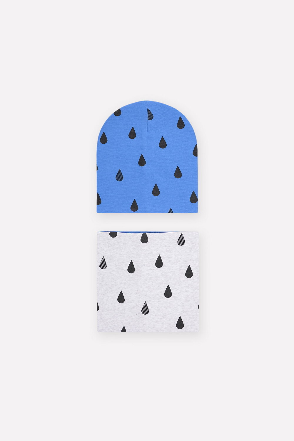 CROCKID Комплект 237165 К 8151 ярко-голубой, св.серый меланж