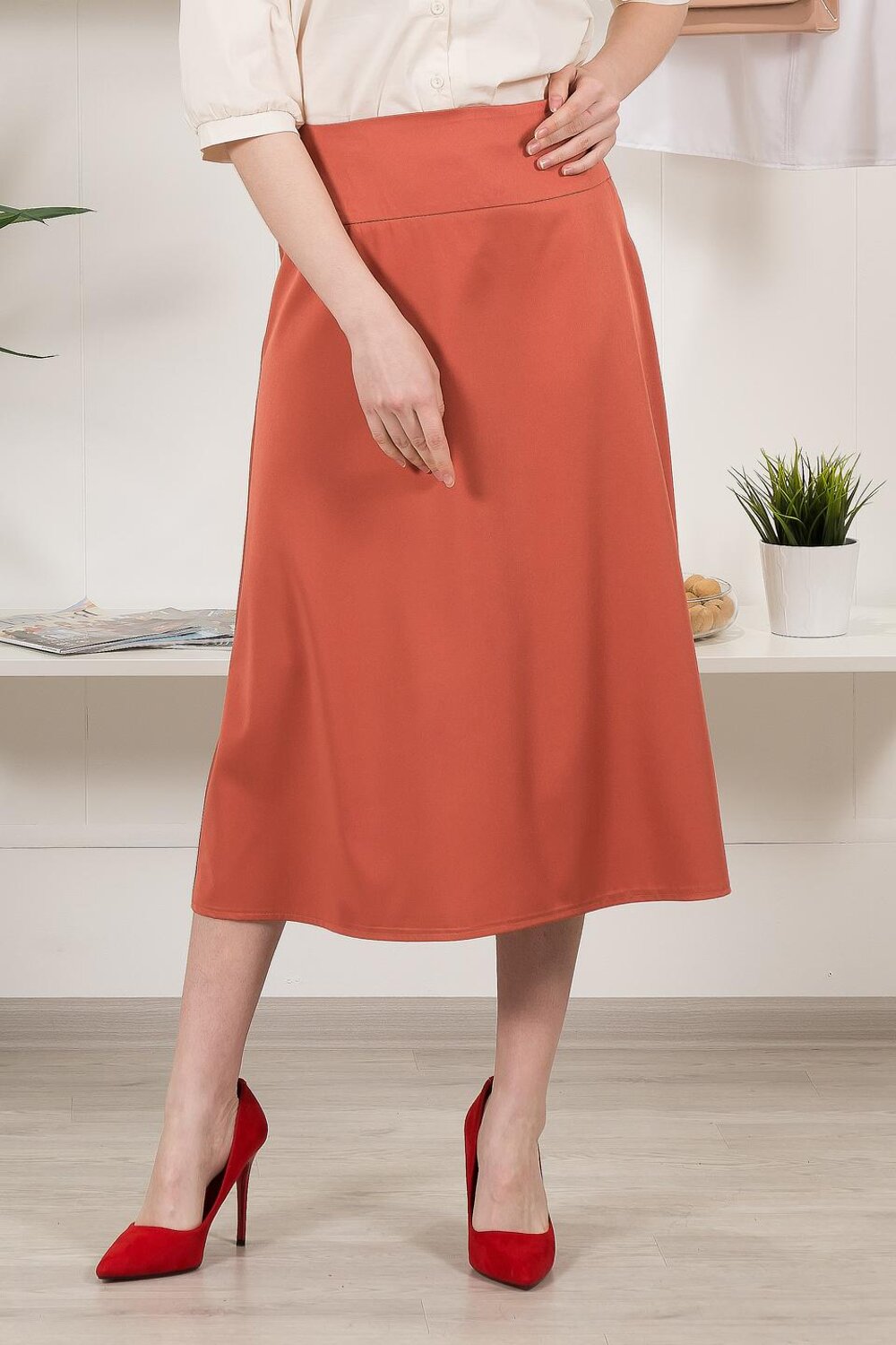 Braslava Юбка 237972 3519-3 тёмно-оранжевый