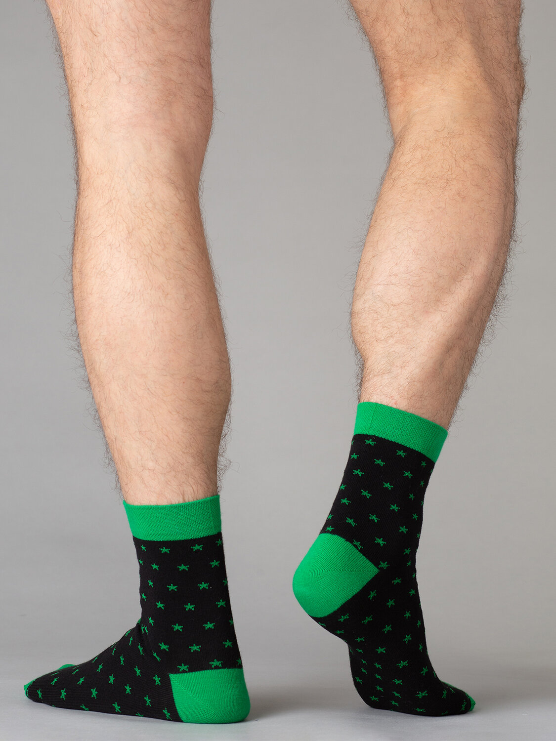 JS Omsa Носки 242895 FREE STYLE 609 nero/verde