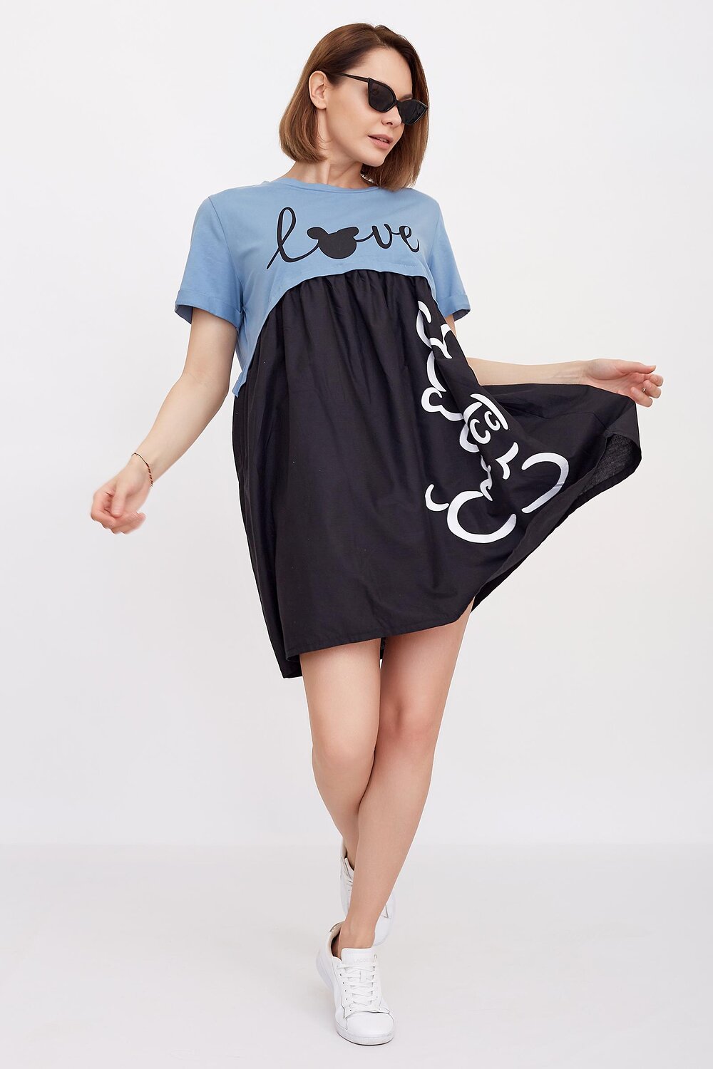 Lika Dress Платье 243641 8379 черный/голубой
