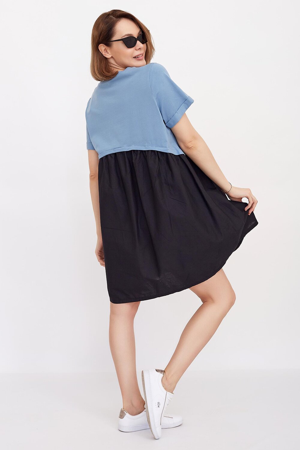 Lika Dress Платье 243641 8379 черный/голубой