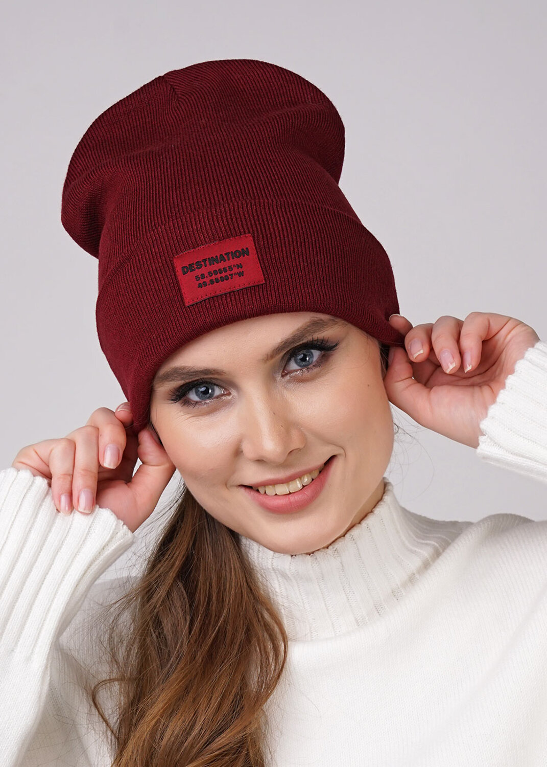 CLEVER Шапка 248055 602804ак бордовый